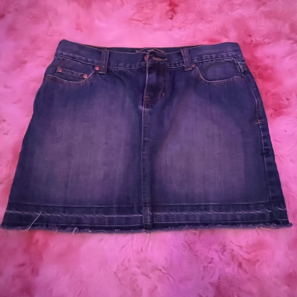 Rare vintage denim mini skirt